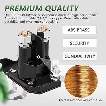 Amazon.com : Tecreddy Starter Solenoid for Bad Boy Zero Turn
